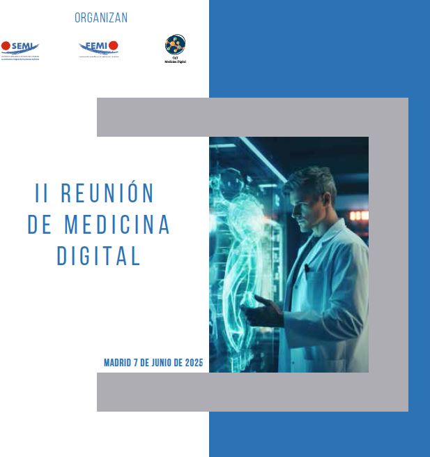 Sociedad Española de Medicina Interna (SEMI) (@sociedad_semi) on Twitter photo 📢 II Reunión de Medicina Digital (<a href="/med_digitalSEMI/">Grupo de Trabajo Medicina Digital</a>) de <a href="/Sociedad_SEMI/">Sociedad Española de Medicina Interna (SEMI)</a>
‼️Plazas limitadas‼️ ¡Anímate e inscríbete!
📍Madrid. Sede de SEMI.
🗓️7 de junio de 2025
🔗Programa e inscripciones: fesemi.org/congresos/ii-r… #SEMITuit #MedicinaInterna <a href="/RamonetPuchades/">Ramón Puchades</a> <a href="/BegoC/">BegoC</a> <a href="/ismaelsaid/">Ismael Said Criado</a> 📢 II Reunión de Medicina Digital (<a href="/med_digitalSEMI/">Grupo de Trabajo Medicina Digital</a>) de <a href="/Sociedad_SEMI/">Sociedad Española de Medicina Interna (SEMI)</a>
‼️Plazas limitadas‼️ ¡Anímate e inscríbete!
📍Madrid. Sede de SEMI.
🗓️7 de junio de 2025
🔗Programa e inscripciones: fesemi.org/congresos/ii-r… #SEMITuit #MedicinaInterna <a href="/RamonetPuchades/">Ramón Puchades</a> <a href="/BegoC/">BegoC</a> <a href="/ismaelsaid/">Ismael Said Criado</a>