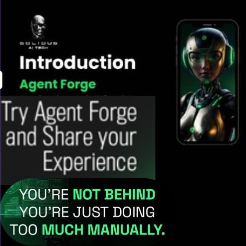 patrick89711993's tweet image. 1/5. 🤖 Just explored @agentforgeinc through @AITECHio and got $65 in free credits to test their AI agent builder + Flow Sequencer — no code needed.🔥
Here’s what I tried, what I built, and what stood out
Click here to read more 👇
@AITECHio
#AItools #NoCodeAutomation