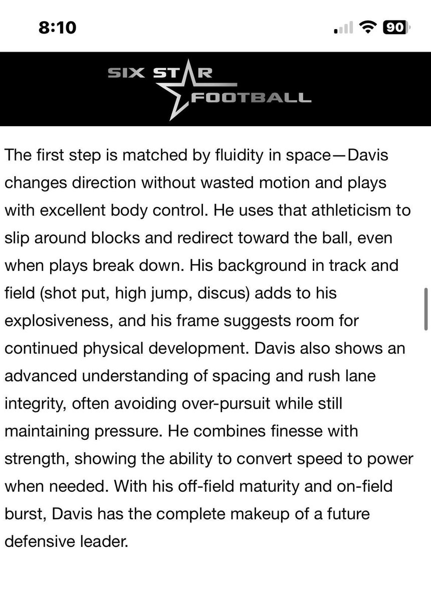 Derrick Davis (@derrick_davis89) on Twitter photo Thank you <a href="/sixstarfootball/">Six Star Football | PLUS+</a> for the write up! <a href="/CoachALierman/">Coach Lierman</a> <a href="/RecruitLNEagles/">Liberty North Football Recruiting</a> Thank you <a href="/sixstarfootball/">Six Star Football | PLUS+</a> for the write up! <a href="/CoachALierman/">Coach Lierman</a> <a href="/RecruitLNEagles/">Liberty North Football Recruiting</a>