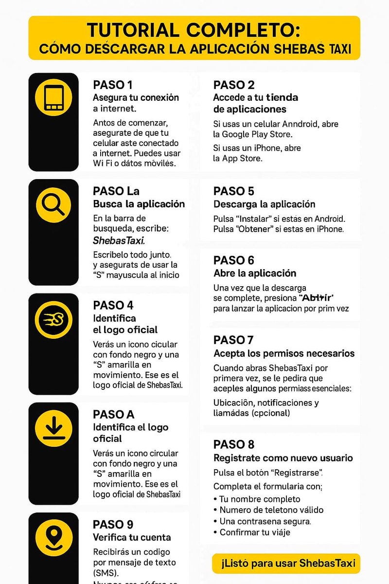 shebasolucion's tweet photo. Aún no tienes la app de ShebasTaxi? Descárgala hoy y muévete fácil, rápido y seguro. ¡Tu viaje comienza con un solo clic! https://t.co/83wmJlVbzo