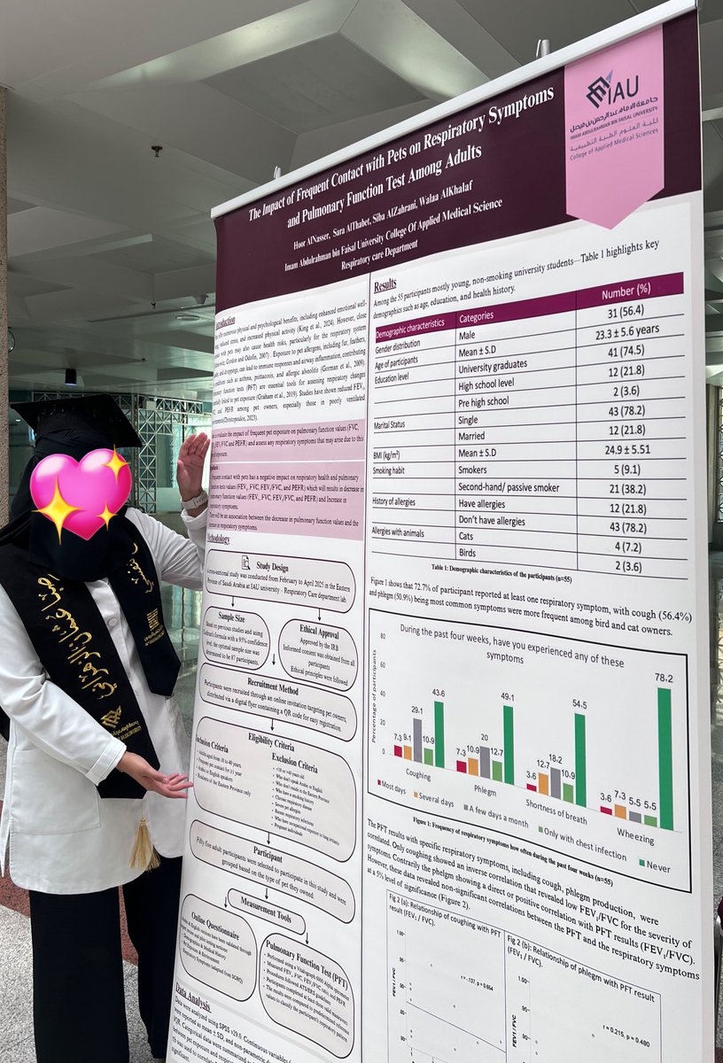siba_1424's tweet photo. الحمدلله ما انتهى دربُ ولا خُتِم جُهد ولا تم سعي الا بمعيّته

بفضل الله انتهيت اليوم من مناقشة بحث التخرج 🎓🩷

﴿وَآخِرُ دَعْوَاهُمْ أَنِ الْحَمْدُ لِلَّهِ رَبِّ الْعَالَمِينَ﴾ https://t.co/D6rKqcBWuz