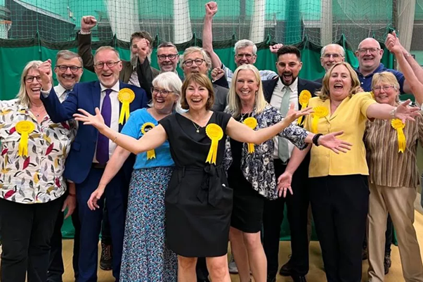 roz_savage's tweet image. What a result! 💥 Lib Dems are now the largest party in both Gloucestershire and Wiltshire, and nationally we’ve overtaken the Tories in vote share for the first time ever. 7 straight rounds of gains… and we’re just getting started. 💪🟡 #LocalElections2025 #LibDems #RozSavageMP