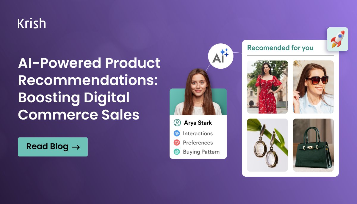krishtechnolab's tweet image. With AI-powered product recommendations, the forward-thinking digital commerce brands are not only improving #CX but also driving up AOV and conversions like never before.
We break down the strategies, tools, and real-world impact in our latest blog: krishtechnolabs.com/blog/ai-powere…
#AI
