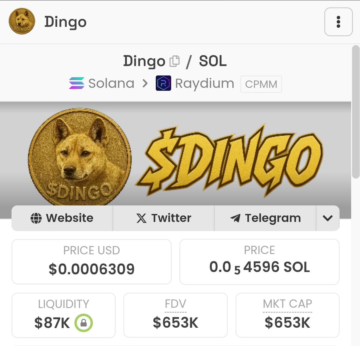 I TOLD YOU 🫵

$DINGO BOTTOM IN 🔥🔥

Dex logo updated 👀