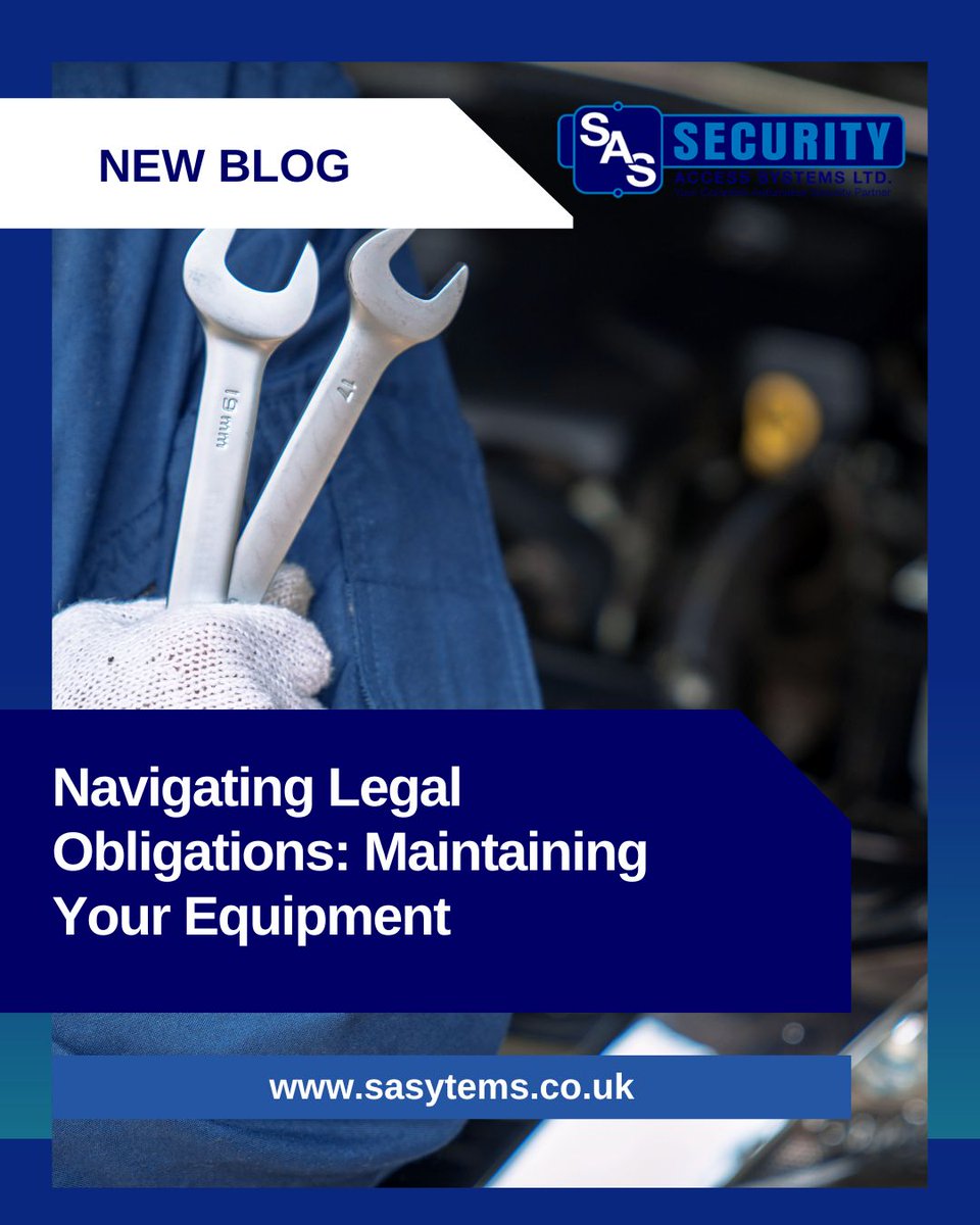 Security_Access's tweet image. In any industry, ensuring that equipment is properly maintained is not only crucial for operational efficiency but also for compliance with legal obligations. 

Read more in our latest blog...

sasystems.co.uk/2024/03/18/nav…