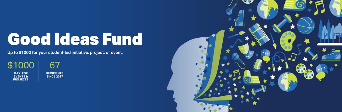 U of T Arts & Science Registrar (@artsciregistrar) on Twitter photo Do you have a great idea, project, or event that builds community or draws attention to an important issue? Apply for <a href="/harthouseuoft/">Hart House</a>’s Good Ideas Fund!
Successful applicants can get up to $1,000 for their student-led initiative.
Apply by May 9: harthouse.ca/learning/progr… Do you have a great idea, project, or event that builds community or draws attention to an important issue? Apply for <a href="/harthouseuoft/">Hart House</a>’s Good Ideas Fund!
Successful applicants can get up to $1,000 for their student-led initiative.
Apply by May 9: harthouse.ca/learning/progr…