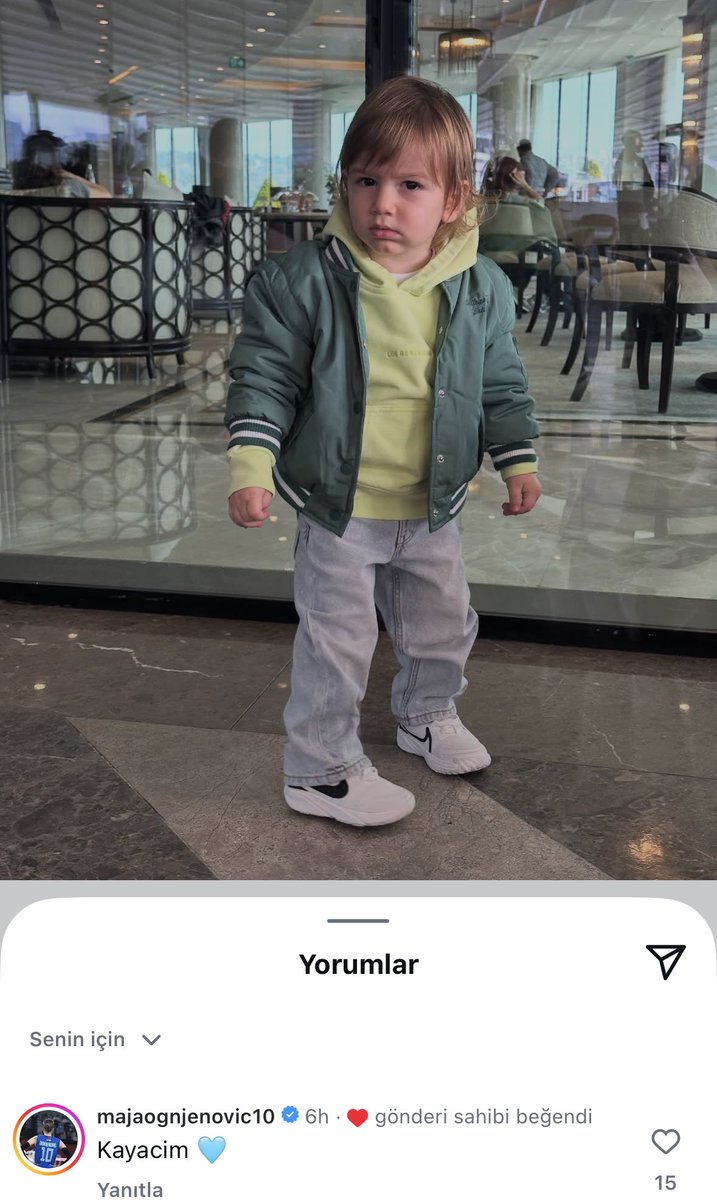 Bu fotoyu ve bu yorumu ilk defa görüyorum
Kaya bebek ne kadar hızlı büyüyor maşallah çok tatlı