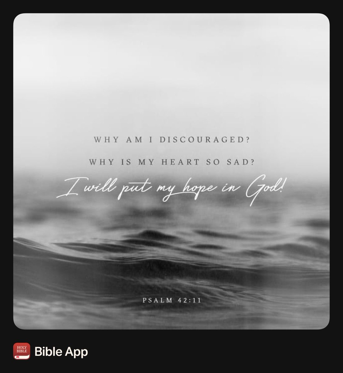 Let go of humanity and let God….