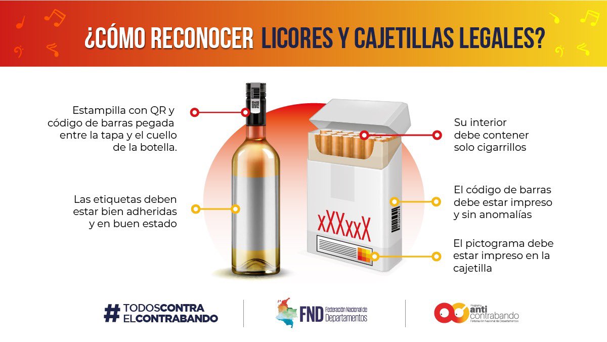 elmeridiano_co's tweet image. 🧐 ¿Sabes cómo reconocer un producto legal de uno ilegal?
Identificarlo es clave en la lucha #TodosContraElContrabando. Con el #PlanCaribe2025, el Programa Anticontrabando de la @FNDCol, la Armada, el Ejército, la POLFA y los Grupos Operativos trabajan por la salud, educación y…
