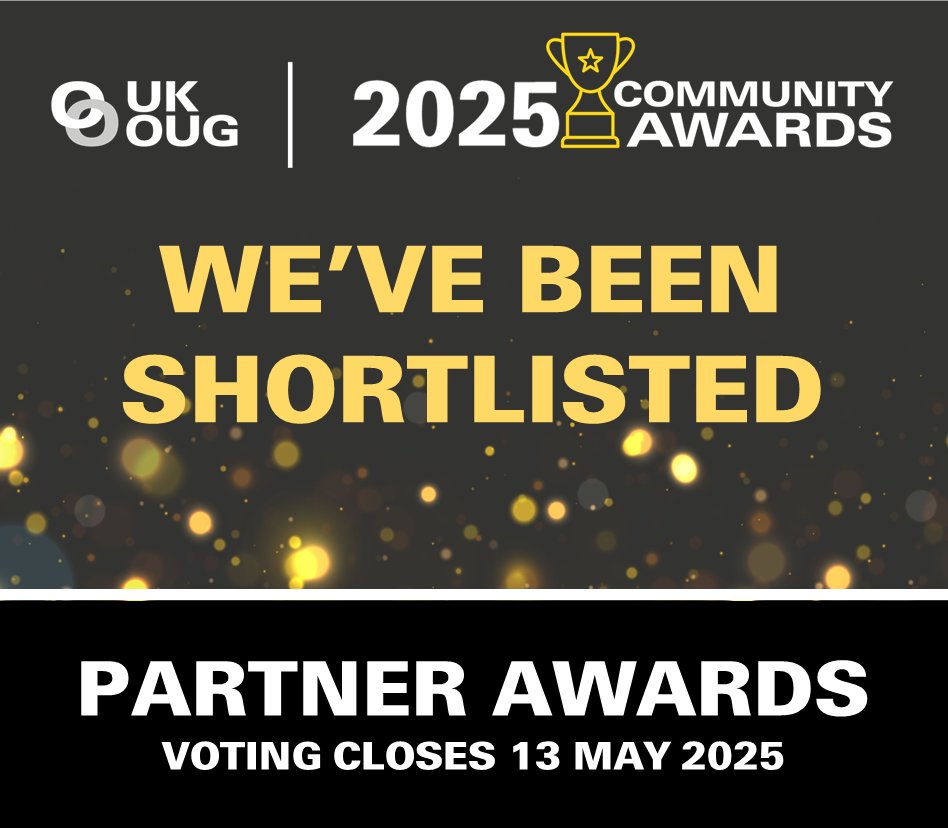SplashBI's tweet image. Thanks to your support, SplashBI won ISV Partner of the Year in 2024!
We’re nominated again for the UKOUG Awards 2025—help us keep the momentum!
Vote now → bit.ly/UKOUG2025
Closes May 13
#UKOUG #OracleUsers #SplashBI #VoteNow #CommunitySupport