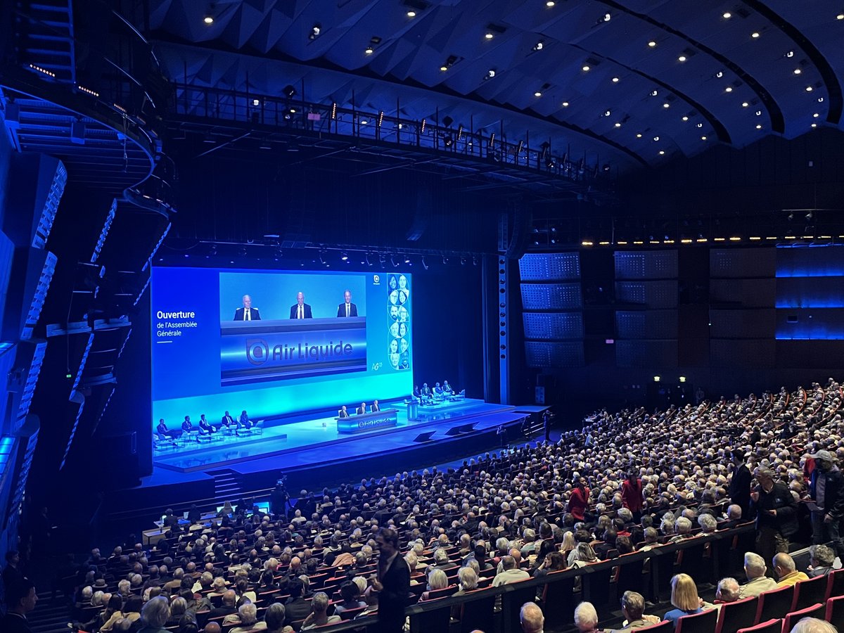 ⏰ L’Assemblée Générale 2025 d’Air Liquide, c’est maintenant! 

Pour la suivre, rendez-vous : 
 ▶️Au Palais des Congrès de Paris
 ▶️En direct, sur notre site web  airliquide.com/fr/assemblee-g…