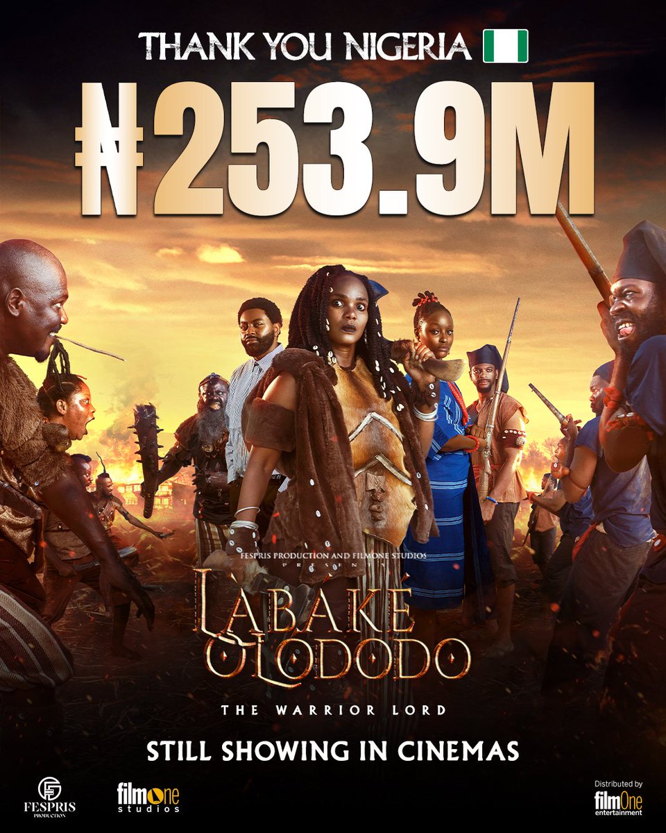 iyaboojo_'s tweet image. Labake Olododo is still SHOWING IN ALL CINEMAS NATIONWIDE and now in SELECTED CINEMAS IN THE UK! 🇬🇧

It will start showing in selected cinemas in USA! 🇺🇸 from 9th of May  2025

Tell a friend to tell a friend 

#labakeolododo #incinemasnationwide #ukpremiere  #usa