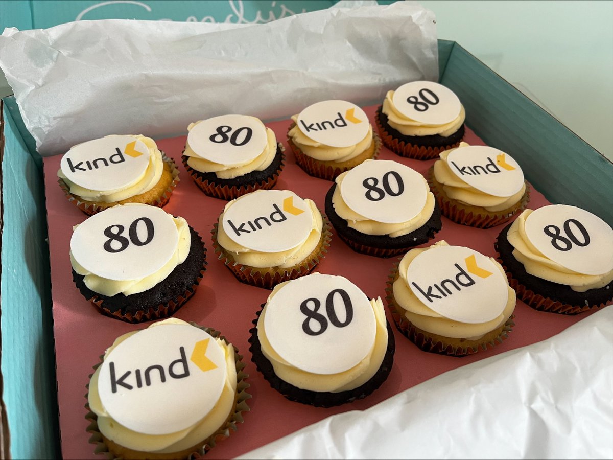 To mark our official 80th anniversary on the 5th of May we were excited to arrange for some celebratory cupcakes to be sent to our offices and sites for all our employees and extended workforce to enjoy!

Happy Birthday to us – yum! 🧁

#Kind80 #HappyBirthday #Kind #Celebration