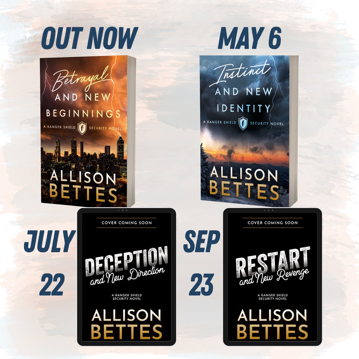 Allison Chin… I mean Bettes shares what it was like writing not one but FOUR romance novels while working as a TV meteorologist 

rb.gy/p3r8fh