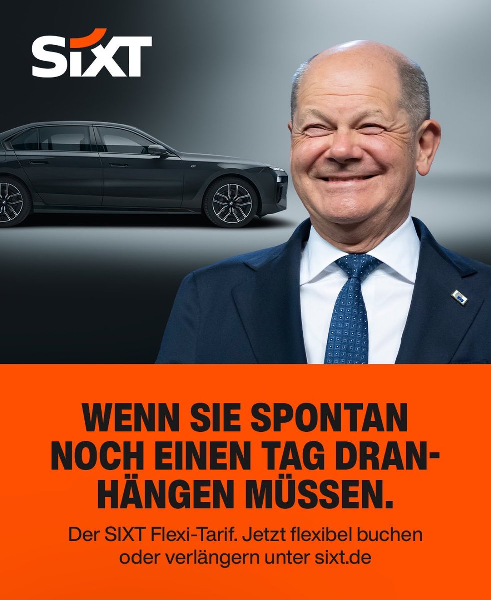 CWRoehl's tweet image. Wenn‘s nicht so traurig wäre… #Sixt mal wieder „just in time“ auf den Punkt.
#Merz #Scholz