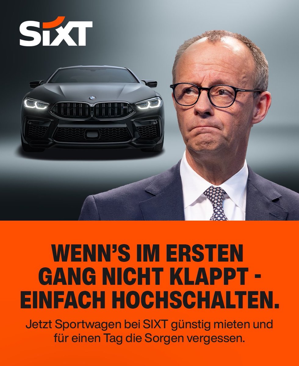 CWRoehl's tweet image. Wenn‘s nicht so traurig wäre… #Sixt mal wieder „just in time“ auf den Punkt.
#Merz #Scholz