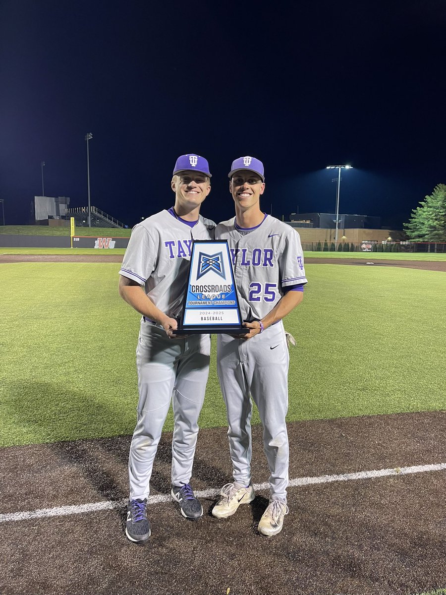 Mav Baseball (@mavhsbaseball) on Twitter photo Congrats to Brody Fine (‘22) and Drew Loy (‘21) on helping <a href="/taylorbaseball/">taylorbaseball</a> win the Crossroads League title. The nationally ranked Trojans are now 46-9 on the year as they enter the NAIA postseason #GoMavs Congrats to Brody Fine (‘22) and Drew Loy (‘21) on helping <a href="/taylorbaseball/">taylorbaseball</a> win the Crossroads League title. The nationally ranked Trojans are now 46-9 on the year as they enter the NAIA postseason #GoMavs