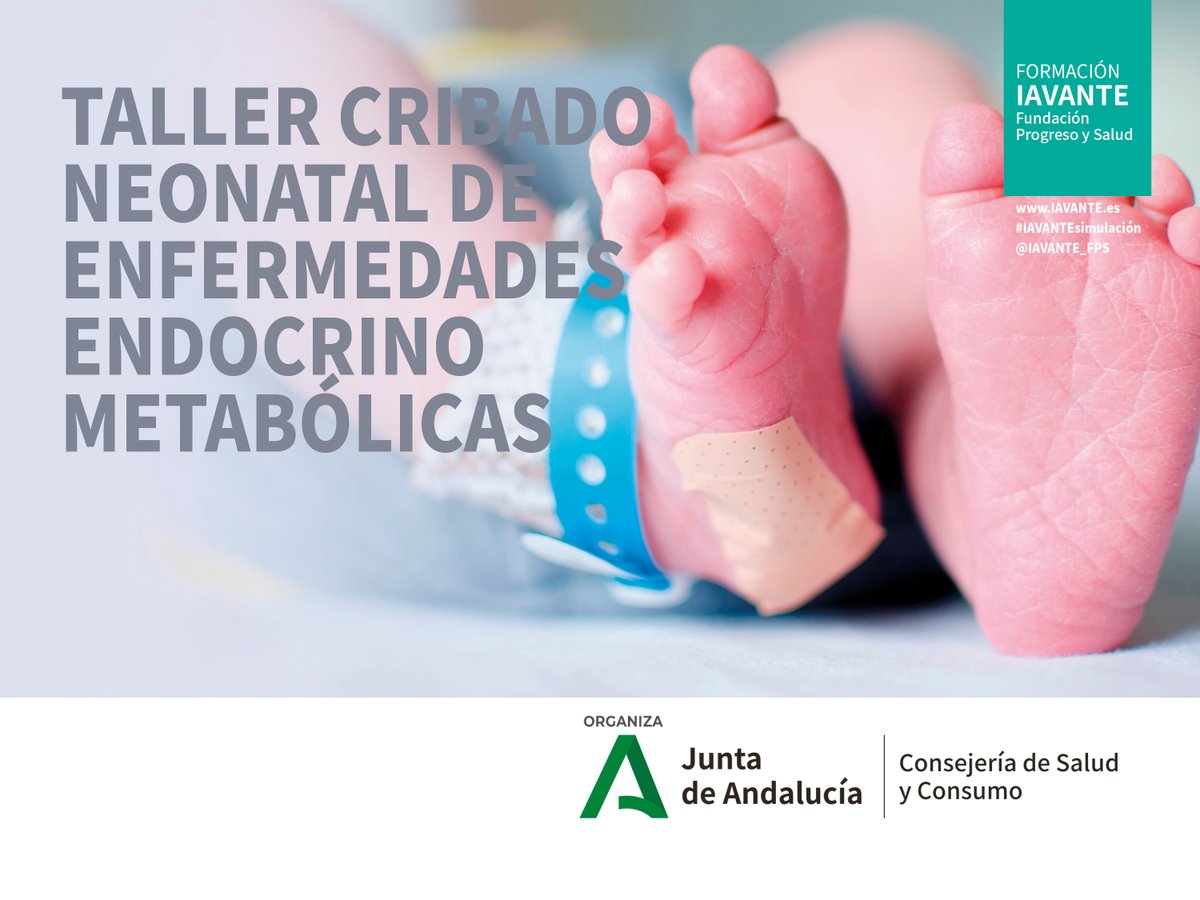 IAVANTE FPS (@iavante_fps) on Twitter photo 📢Si eres profesional de #Enfermería Obstétrica y Ginecológica o Pediátrica en hospital o #AP público o privado te interesa nuestro taller #IAVANTEsimulación
<a href="/saludand/">Consejería de Salud y Consumo</a>
‼️#CribadoNeonatal de enfermedades endocrino metabólicas
👉apoyo.admin.gr.fps@juntadeandalucia.es 📢Si eres profesional de #Enfermería Obstétrica y Ginecológica o Pediátrica en hospital o #AP público o privado te interesa nuestro taller #IAVANTEsimulación
<a href="/saludand/">Consejería de Salud y Consumo</a>
‼️#CribadoNeonatal de enfermedades endocrino metabólicas
👉apoyo.admin.gr.fps@juntadeandalucia.es