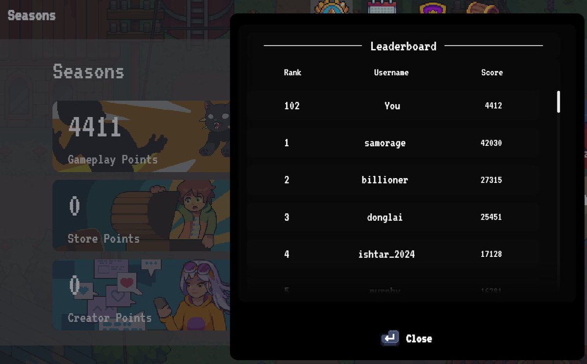 GM <a href="/spellborne/"></a> trainer's 

"  R AN K   1 0 0   S O O N  "

- From rank 600 to 102 in 2 months 😍 
- Some stop grind for points i guess
- what if <a href="/0xghosty/">ghosty (onchain arc)</a> will surprise us s2 AD and TGE at the same time 🤯 

#SpellBorneCreate #AVAX #BORNE #TGE #Pokemon #Web3Gaming #CRYPTO
