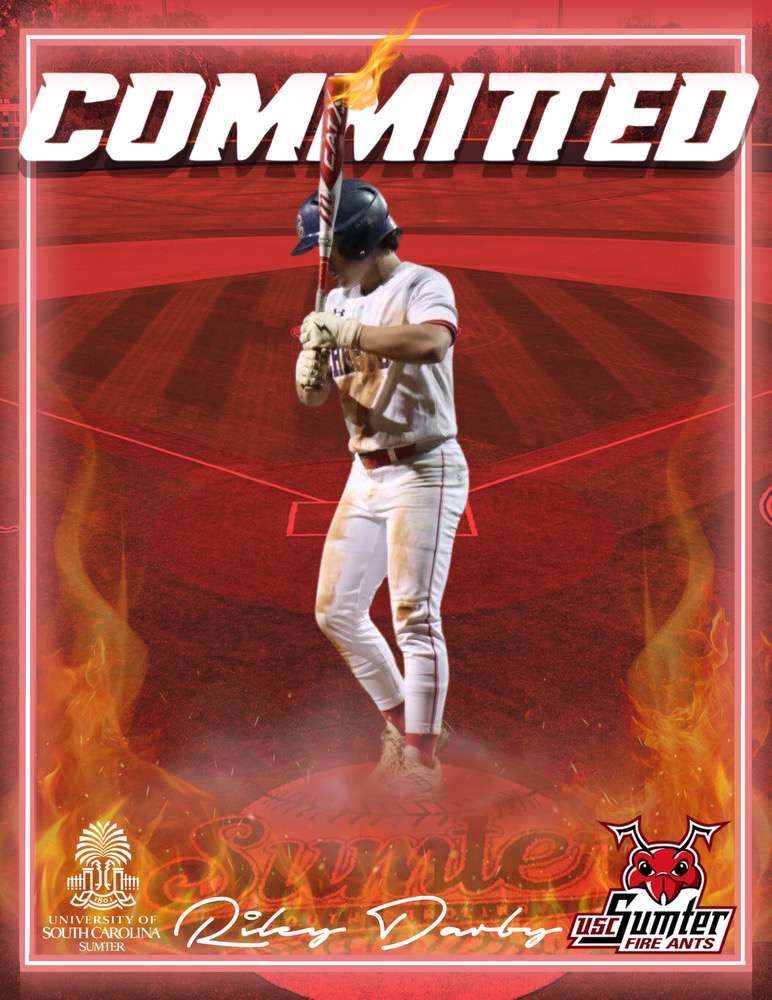 Excited and ready to start a new chapter in the fall and continue my academics and baseball with the USC Sumter Fire Ants!