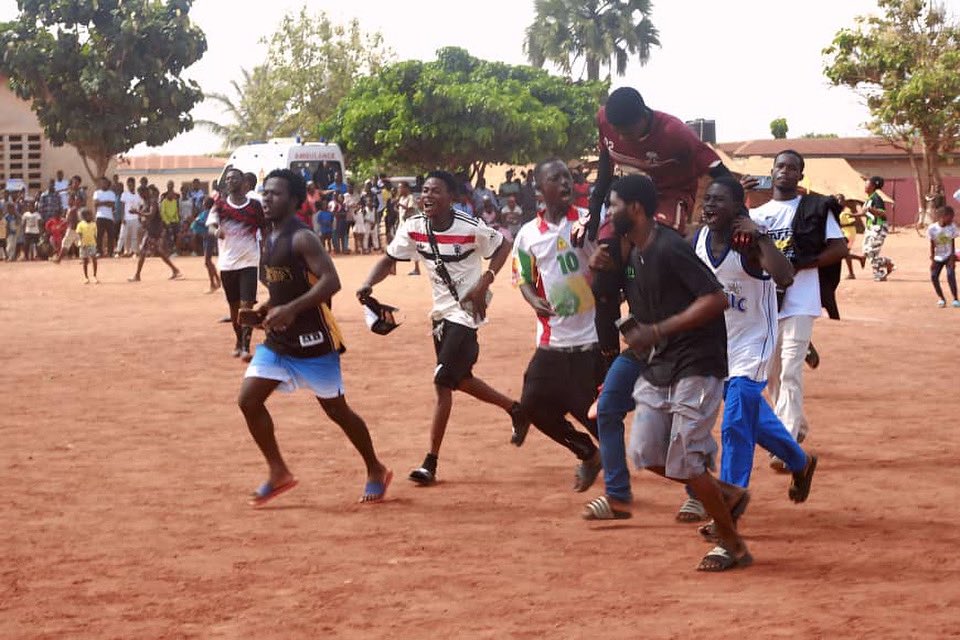 The crowning moment at the DADA JOE ANNUAL EASTER FOOTBALL CHAMPIONSHIP