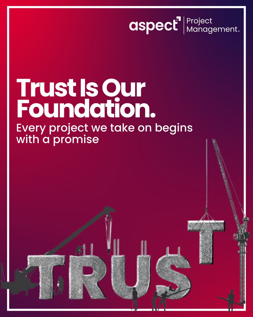 Aspect_pmc's tweet image. Trust isn’t given—it’s earned. We earn it through every milestone, every detail, and every commitment we deliver.

#EarnedTrust #ReliabilityInAction #AspectPMC
#BridgingTraditionsBuildingTomorrow