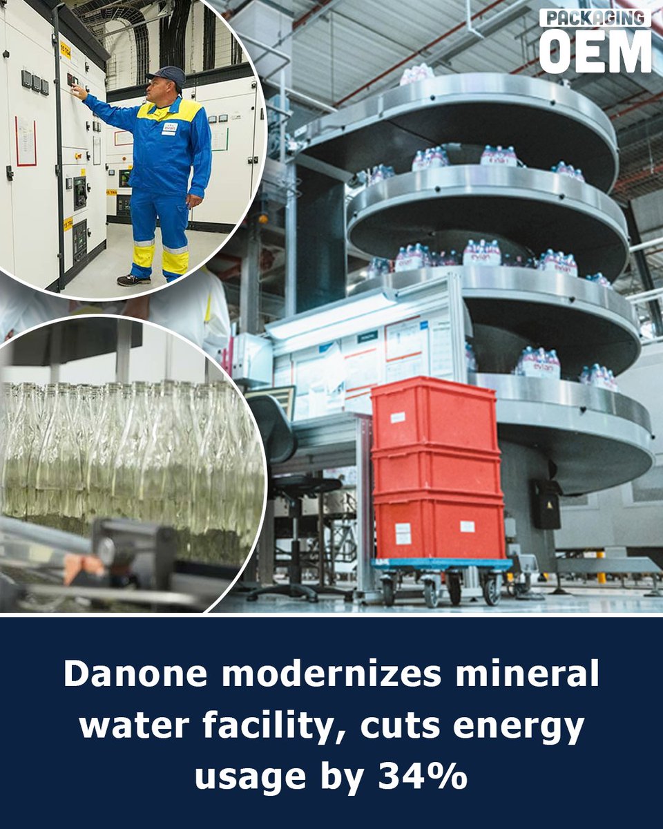 PackagingOEM (@packagingoem) on Twitter photo Danone Evian, an internationally known natural mineral water brand, partnered with <a href="/SchneiderElec/">Schneider Electric</a> to manage energy usage at its facility in Ćvian-les-Bains, France, and support its #sustainability goals.
Find out how:
packagingoem.com/danone-moderni⦠#energyefficiency Danone Evian, an internationally known natural mineral water brand, partnered with <a href="/SchneiderElec/">Schneider Electric</a> to manage energy usage at its facility in Ćvian-les-Bains, France, and support its #sustainability goals.
Find out how:
packagingoem.com/danone-moderni⦠#energyefficiency