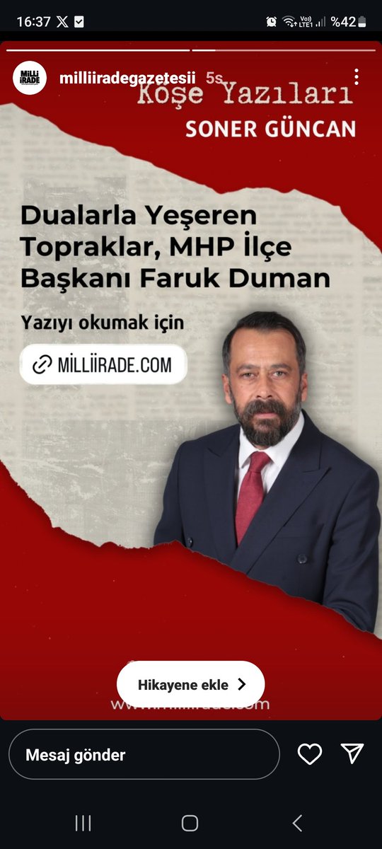 Dualarla Yeşeren Topraklar, Mhp İlçe Başkanı Faruk Duman...
milliirade.com/dualarla-yeser…
<a href="/eftalgulerman/">EFTAL GÜLERMAN</a>
