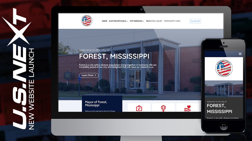 usnx's tweet photo. The City of Forest is our latest government website client. The updated web design features an improved content management system,  allowing officials to make updates to benefit residents, such as forms and links to resources. https://t.co/QRcNU7FnOD https://t.co/oIKUExwoyb