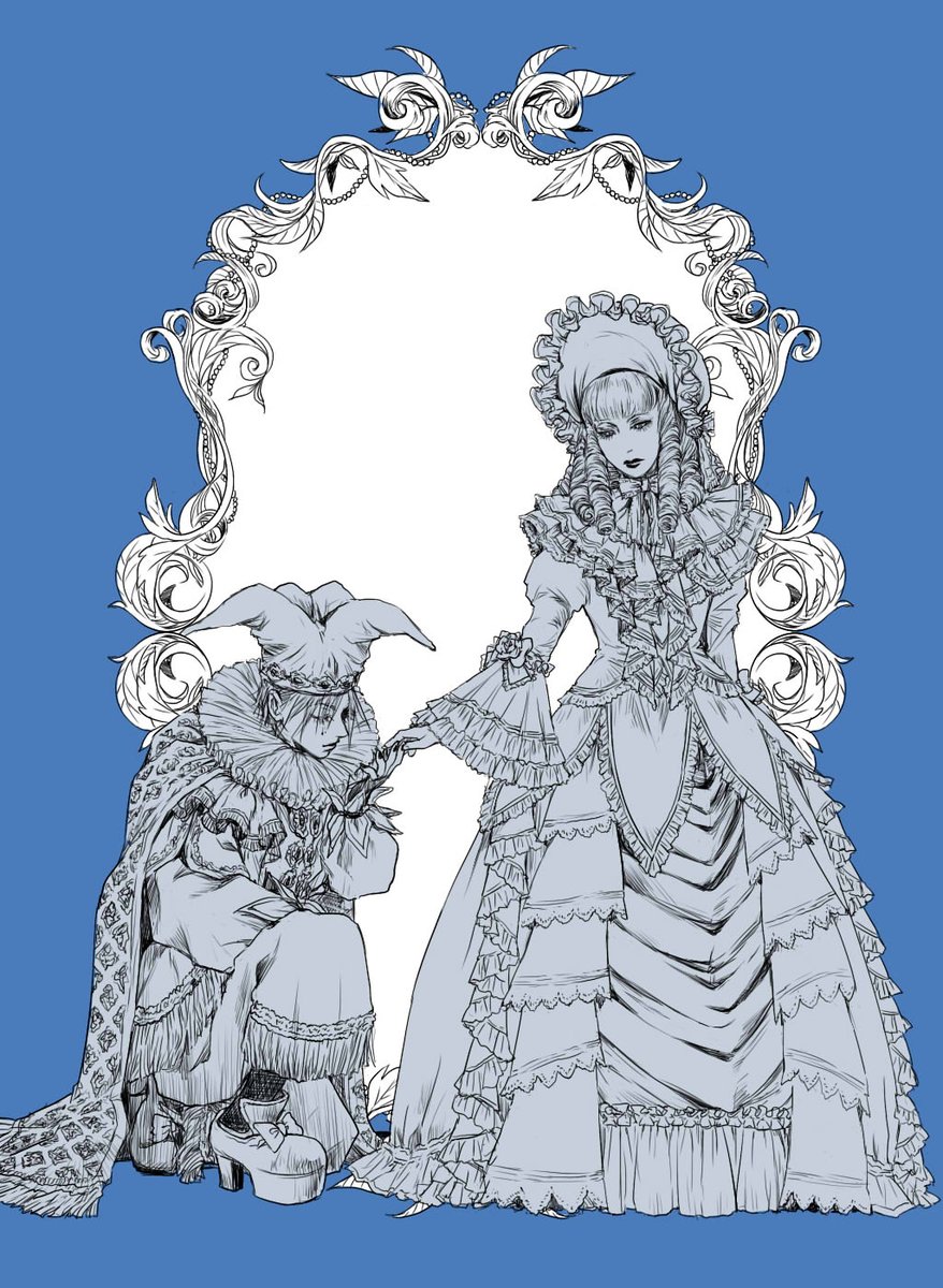 Nazuki_pic's tweet image. もう少し頑張ったので進捗
青は仮置き
どう塗ろうかな