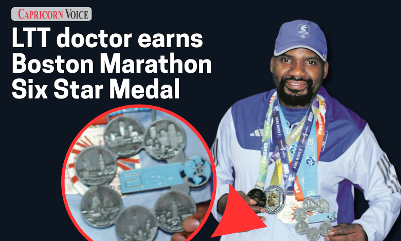 Dr Andy Ramavhanda earns the Six Star Medal after completing all major world marathons, inspiring others with his dedication. Read more 👉 shorturl.at/Ss35v