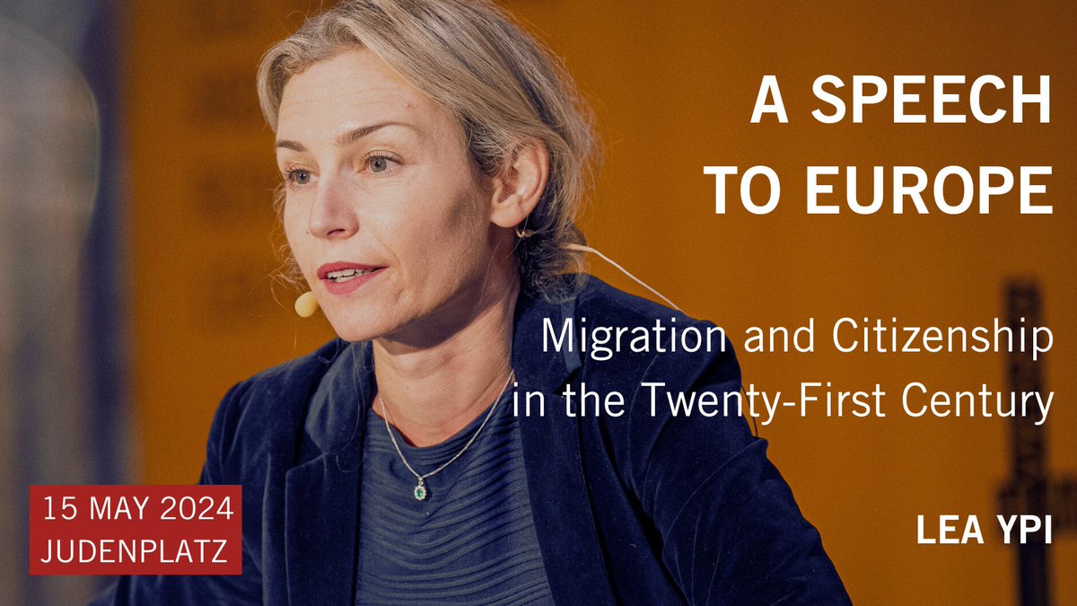 IWM (@iwm_vienna) on Twitter photo Join us next week for the Speech to Europe 2025 delivered by the political philosopher and award-winning author <a href="/lea_ypi/">Lea Ypi</a>, named one of the world’s Top 10 Thinkers by Prospect Magazine.
A joint event by <a href="/WienFestwochen/">Wiener Festwochen</a>, <a href="/erstefoundation/">ERSTE Foundation | @erstestiftung.org on Bluesky</a> & IWM. In cooperation with Join us next week for the Speech to Europe 2025 delivered by the political philosopher and award-winning author <a href="/lea_ypi/">Lea Ypi</a>, named one of the world’s Top 10 Thinkers by Prospect Magazine.
A joint event by <a href="/WienFestwochen/">Wiener Festwochen</a>, <a href="/erstefoundation/">ERSTE Foundation | @erstestiftung.org on Bluesky</a> & IWM. In cooperation with