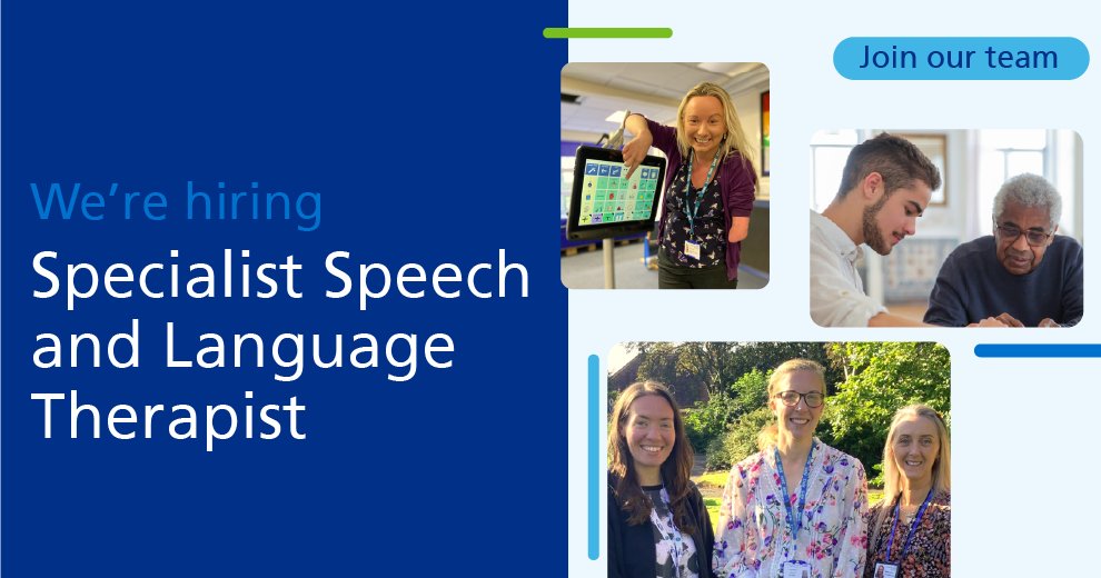 Specialist Speech and Language Therapist

📍 Carleton Clinic #Carlisle #Cumbria

Find out more: healthjobsuk.com/job/v6973423

Closing date is 20 May 2025