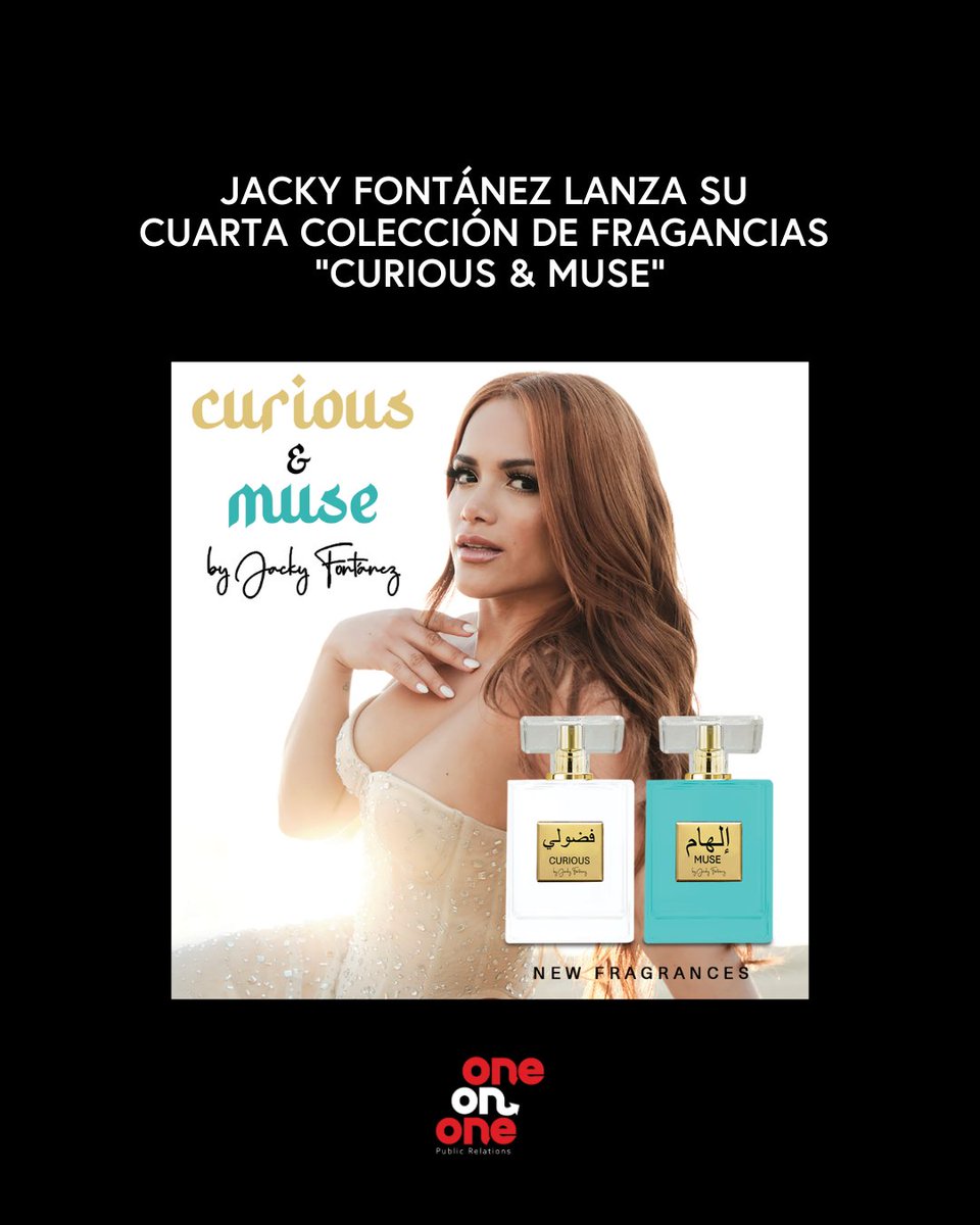Descubre la nueva colección de fragancias de @jackyfontanez “Curious &amp; Muse”. Disponible ya en farmacias y perfumerías locales, y a través de aquipuertorico.com ✨ #OneOnOnePR