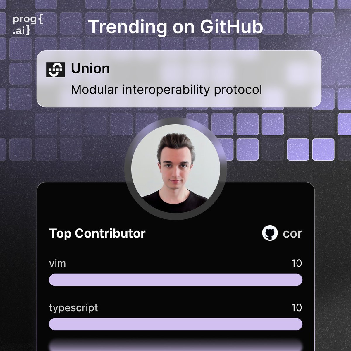 getprogai's tweet image. Trending on GitHub lately: @corcoder

Co-founder and CTO of @union_build. It’s a hyper-efficient interoperability protocol that connects all blockchains and rollups, across any ecosystem.

Shout-out naar Cor!