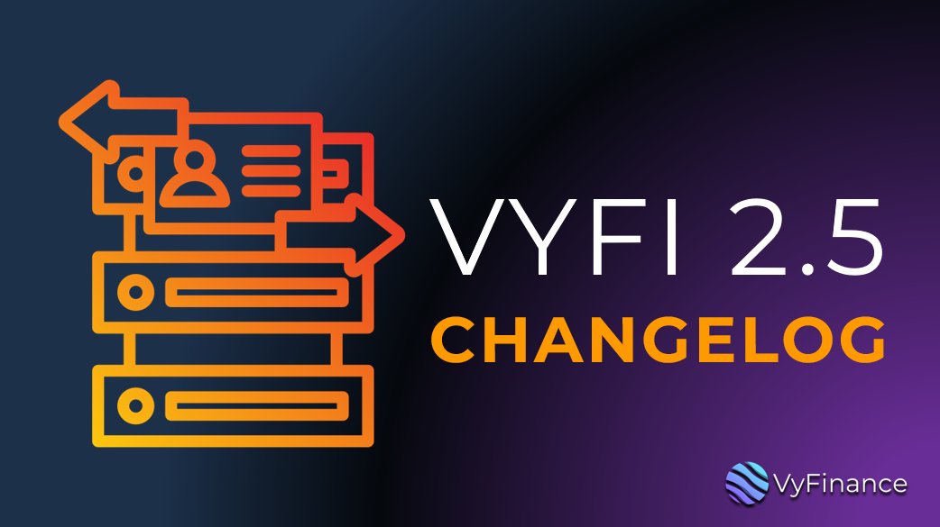 VyFi 2.5 is almost here — paving the way for our V3 DEX 🥳

After nearly a year of development, this release brings powerful upgrades to the DeFi experience on Cardano, learn more about what's coming up:

🔹 SafeSwap (OTC) — On-chain CNT-to-CNT swaps with private/public options