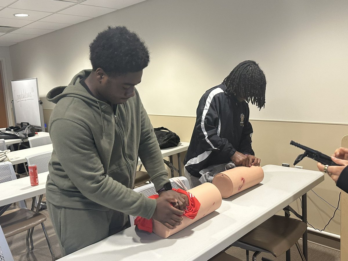 New Town High School (@nths_titans) on Twitter photo Stop The Bleed field trip Stop The Bleed field trip