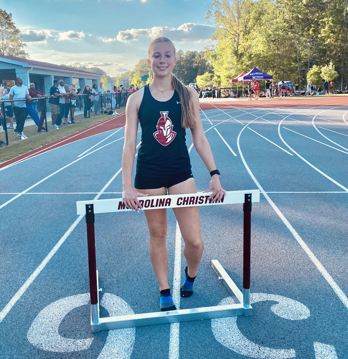 Congratulations to Kiri Campbell for shattering the 300-meter school record of 47.37, after running 46.28. The old mark, held by Austyn Koppe, had stood since 2019.
<a href="/SCSportsReport/">Tripp Roakes</a> <a href="/MSCarolinas_/">MileSplit Carolinas</a> <a href="/charlottepreps/">Observer Preps</a>