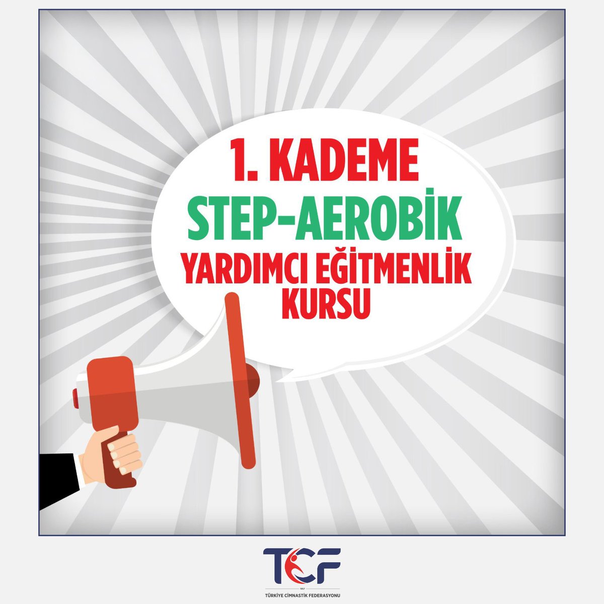 📢 Step Aerobik 1. Kademe Yardımcı Eğitmenlik Kursu

🗓 19 - 24 Mayıs 2025

📍 Mersin

🔔 Son Başvuru 12 Mayıs 2025