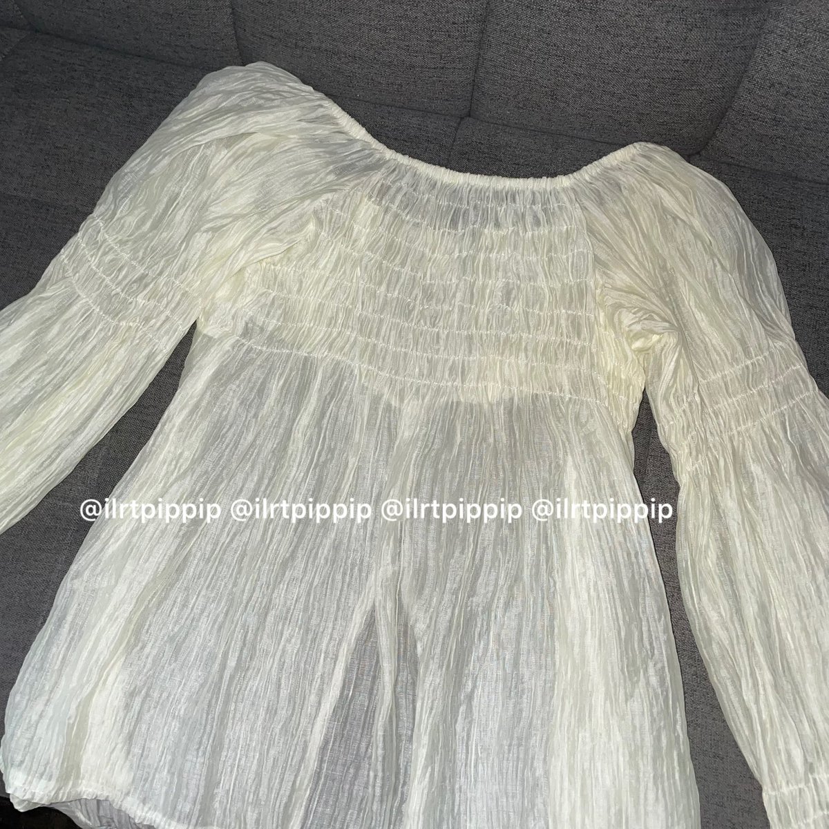 ilrtpippip's tweet photo. 90฿ 
ไม่เคยใส่ค่ะ ผ้าบางนะคะ
*️⃣ ตำหนิ : - https://t.co/LewqBagZlj