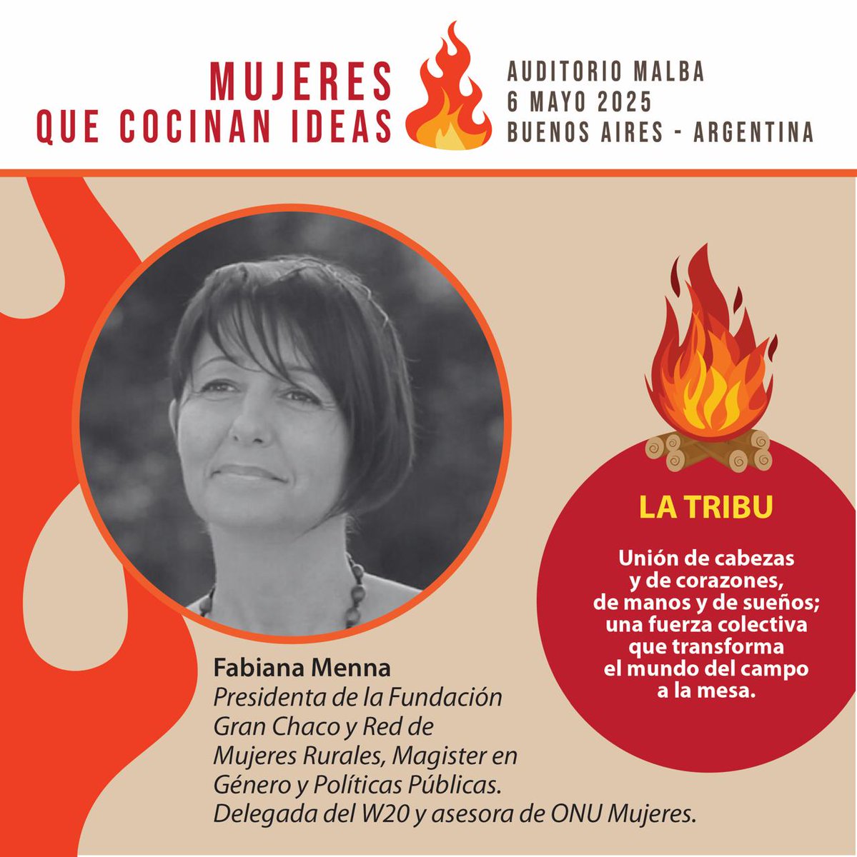 Fundación Gran Chaco (@fgranchaco) on Twitter photo Hoy! Con la participación de <a href="/FabianaMenna/">Fabiana Menna</a>
Mujeres que cocinan ideas, un espacio de inspiración y conversación que pone en foco a las mujeres que trabajan en el sistema entre el campo y la mesa Hoy! Con la participación de <a href="/FabianaMenna/">Fabiana Menna</a>
Mujeres que cocinan ideas, un espacio de inspiración y conversación que pone en foco a las mujeres que trabajan en el sistema entre el campo y la mesa