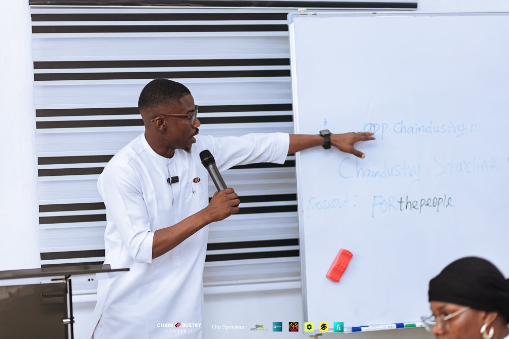 Bob_Erudit's tweet image. Just wrapped up @ChainDustry orientation  full of insights on Web3, value, and life!
Now, with #CBWeek25 around the corner, the excitement is building.
Get ready for an unforgettable week of learning, networking, and growth!
#ChainDustryBlockchainWeek
#ChainDustry