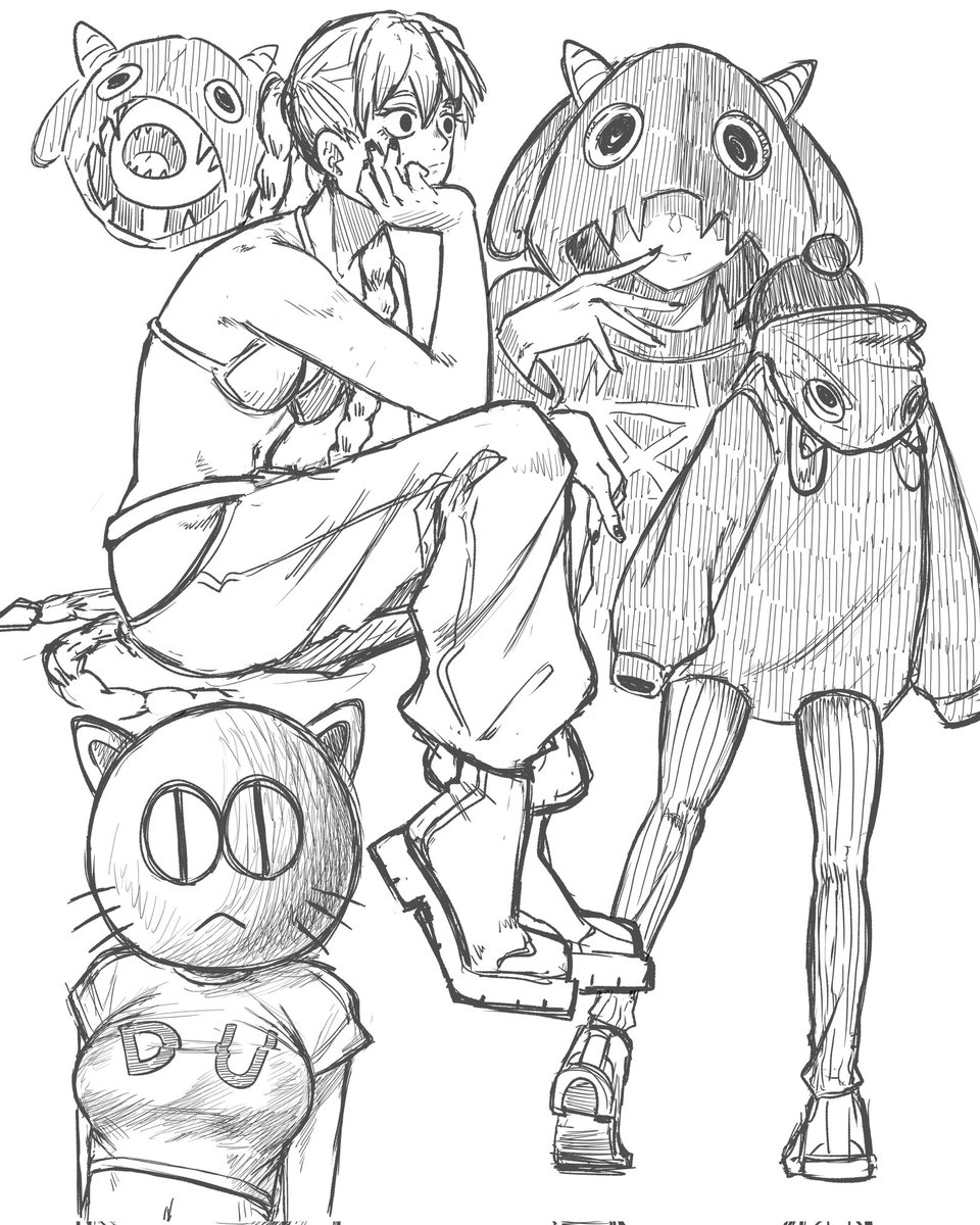 aruunas_art's tweet image. Deaddie Du Dead sketches