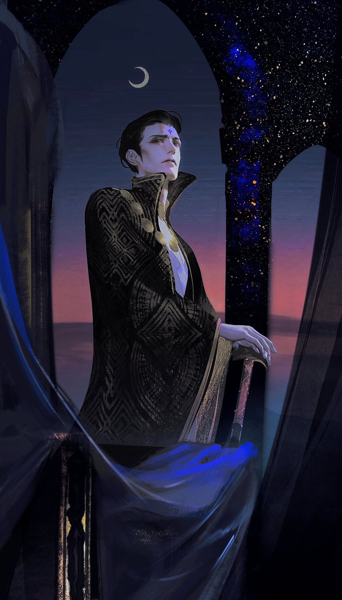 Cyanora1's tweet image. #SultansGame #奈费勒 

I offer you the bitterness of a man who has looked long and long at the lonely moon.
