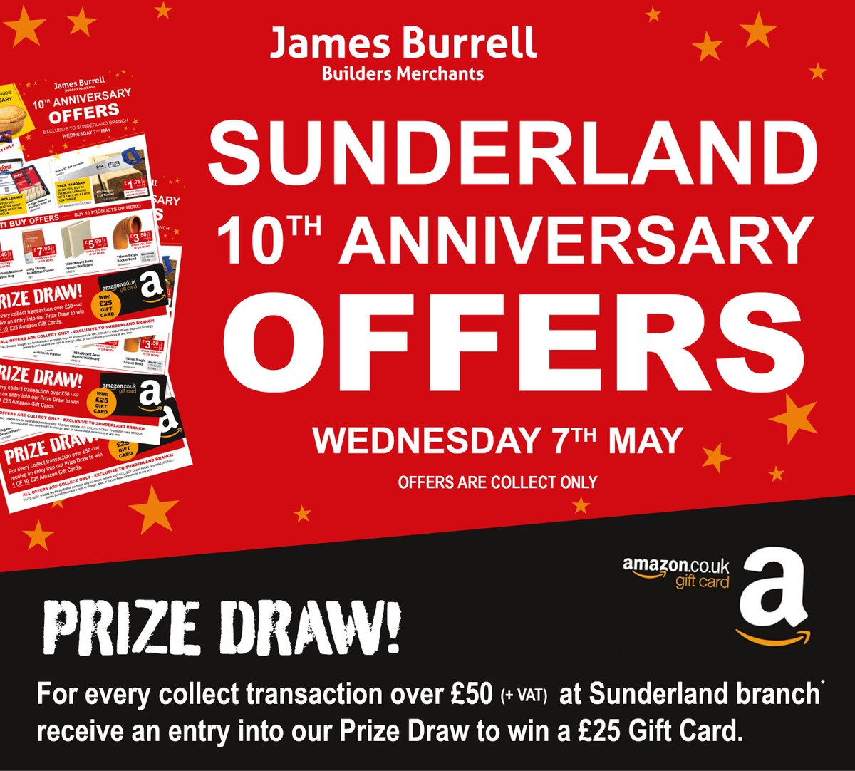 Come celebrate Sunderland's 10th Anniversary with us.

Join us tomorrow for exclusive deals, tasty pies, and sweet chocolate treats at our Sunderland Branch.

Hurry, once they're gone, they're gone!