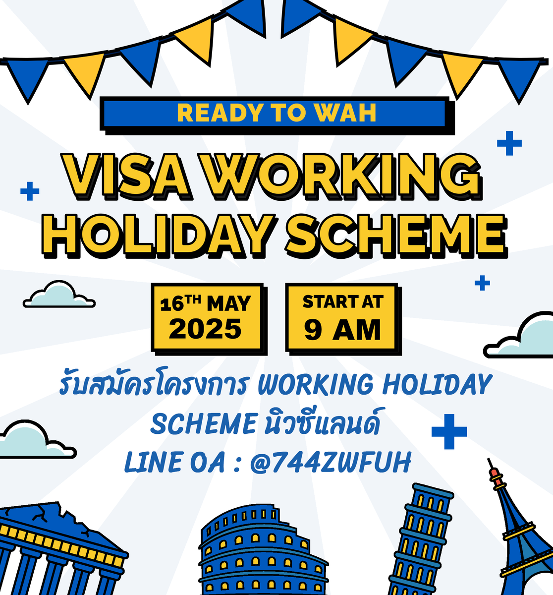 waimamp1's tweet photo. 🇦🇺รับกดโครงการ VISA WORKING HOLIDAY SCHEME
นิวซีแลนด์  ปี 2025
📌พิเศษ!! ร้านจ่ายเงิน IELTS,PTE ให้ กรณีร้านกดไม่ได้📌
รอบยูสจ่ายหลังกด โควต้าประกันคืนเต็ม
ร้านมีประสบการณ์ 3 ปี ทักไลน์ ดูรีวิวสามปีได้เลย
LINE: @744zwfuh
#whs2025 #wah2025 #wah #whs