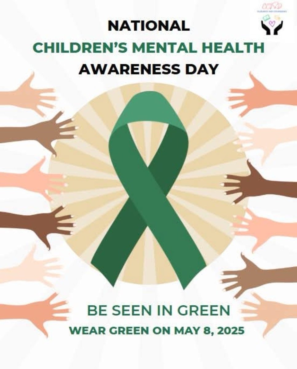 Wear Green on May 8th for National Children's Mental Health Awareness Day! <a href="/club_estates/">Club Estates Elem.</a> #YourStoryMatters #CCISD 💚🧒🏼💚👦🏿💚👧💚🧑🏻💚👩‍🦰
