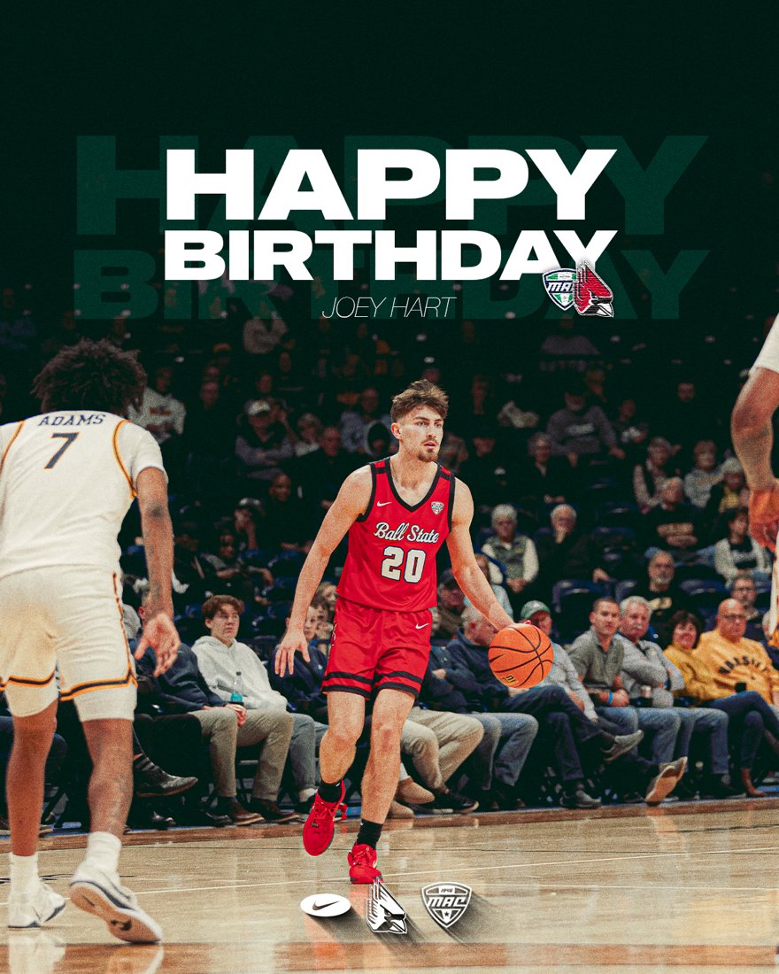 BallStateMBB's tweet photo. Happy Birthday Joey❗️ https://t.co/J6nuzdQrlm