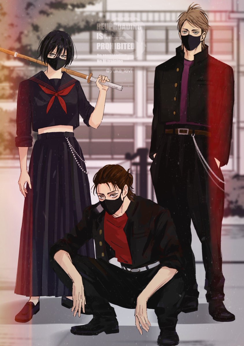 楽しくて3人描いちゃった😇