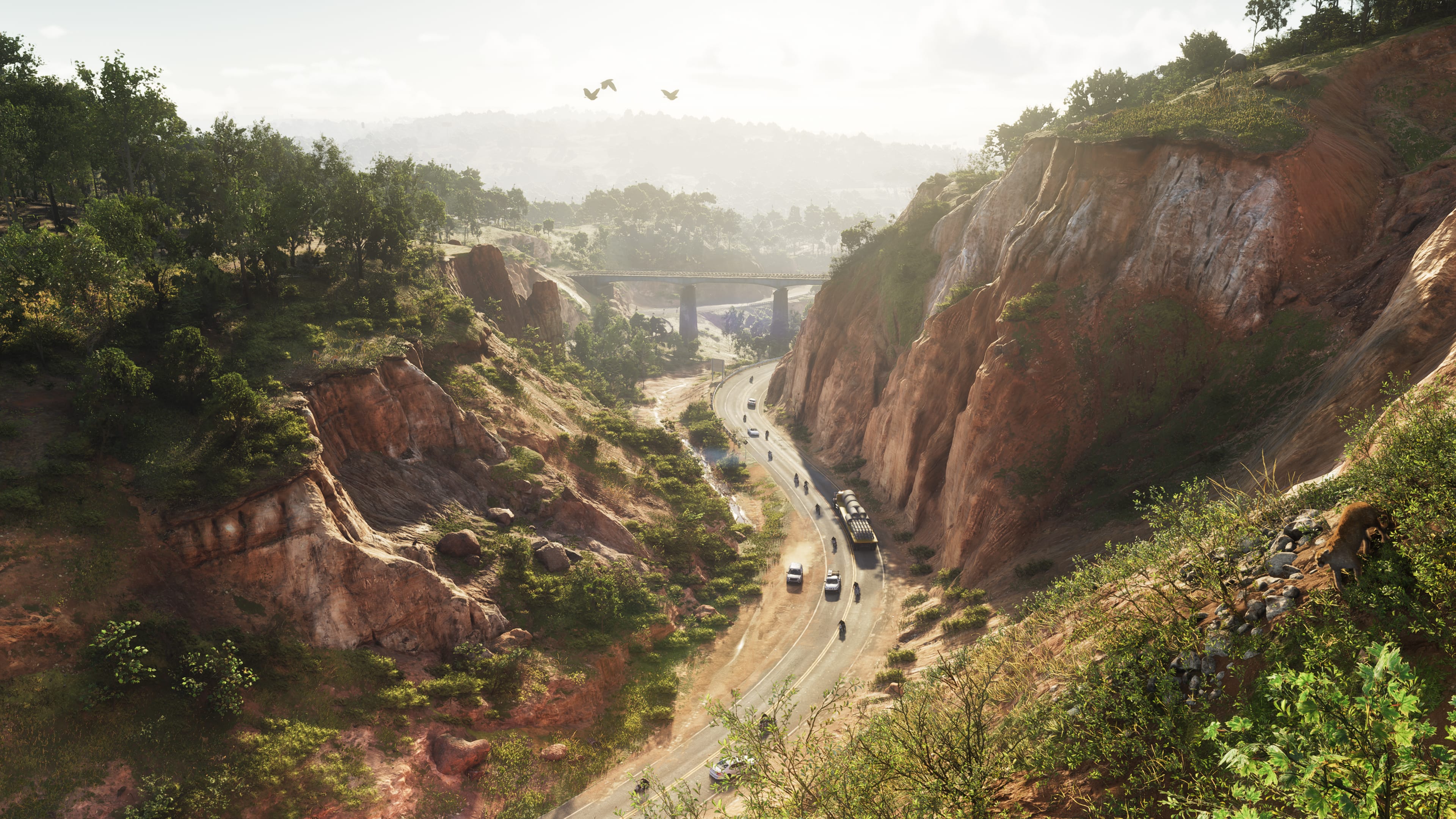GTA 6's Mount Caliga National Park depicting Georgia's rugged terrain